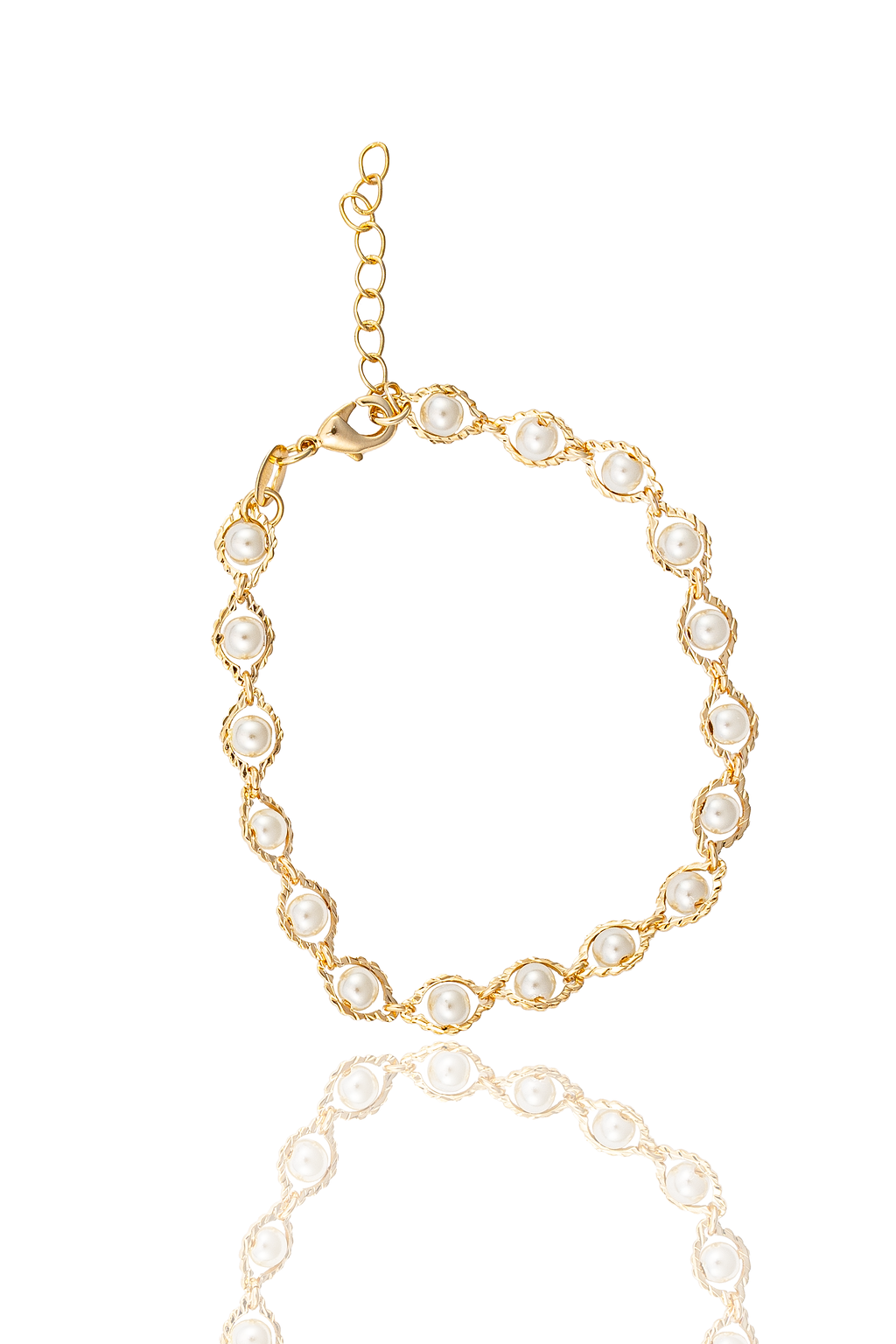 Golden Tide 18K Gold Filled Pearl Necklace/Bracelet