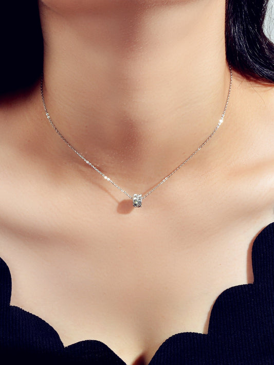 Elegance Gold Or Silver Pendant Necklace