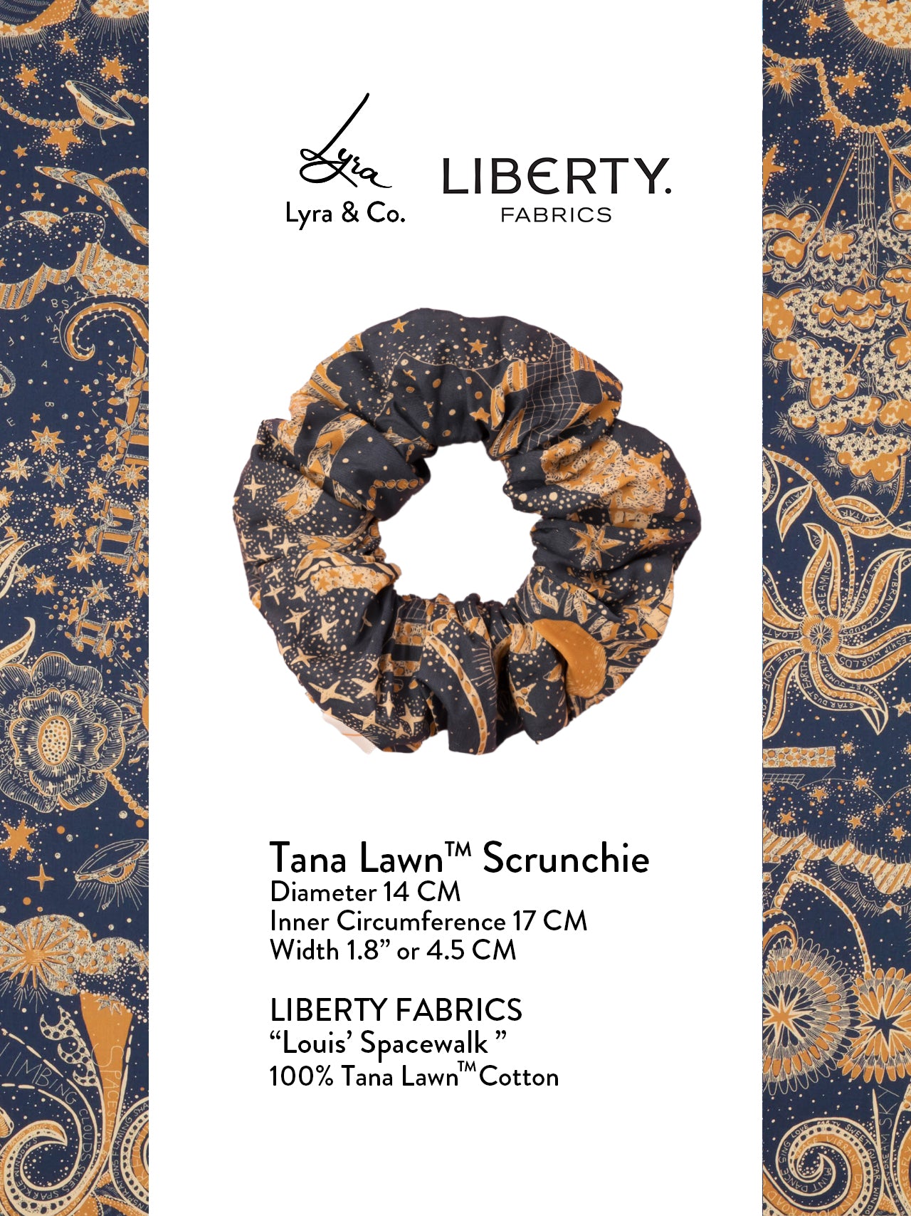 Liberty of London Scrunchies - Spacewalk