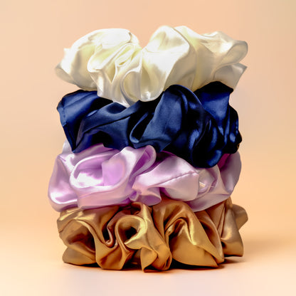 Jumbo Satin Scrunchies