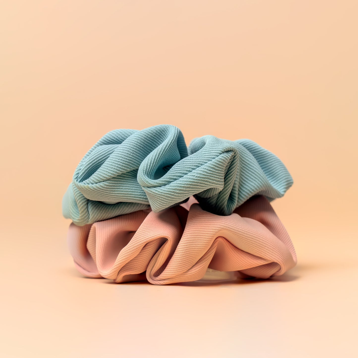 Rib-Knit Scrunchies